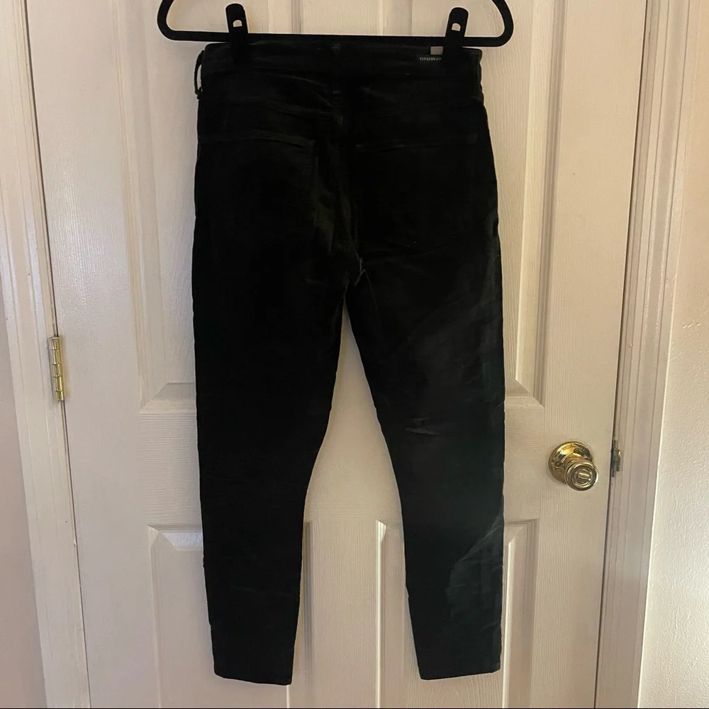 SIZE 26 | Citizens of Humanity - Dark Green velvet jeans - Picture 4 of 4